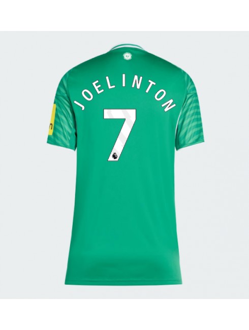 Ženski Nogometna dresi replika Newcastle United Joelinton #7 Gostujoči 2025-26 Kratek rokav Ženski Nogometna dresi replika Newcastle United Joelinton #7 Gostujoči 2025-26 Kratek rokav